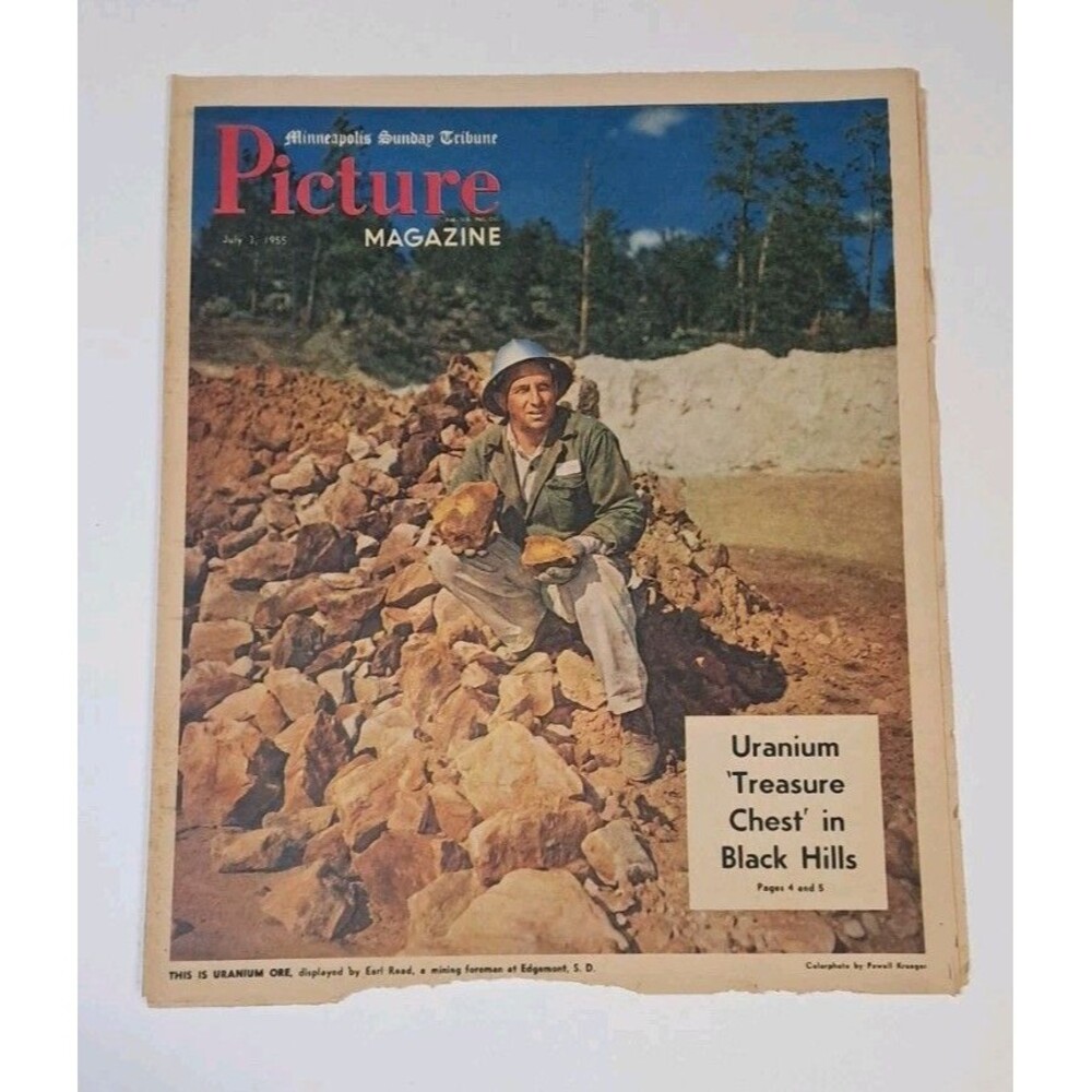 Picture Magazine Minneapolis Sunday Tribune 7/3/1955 Aqua Follies Aqua Dears
